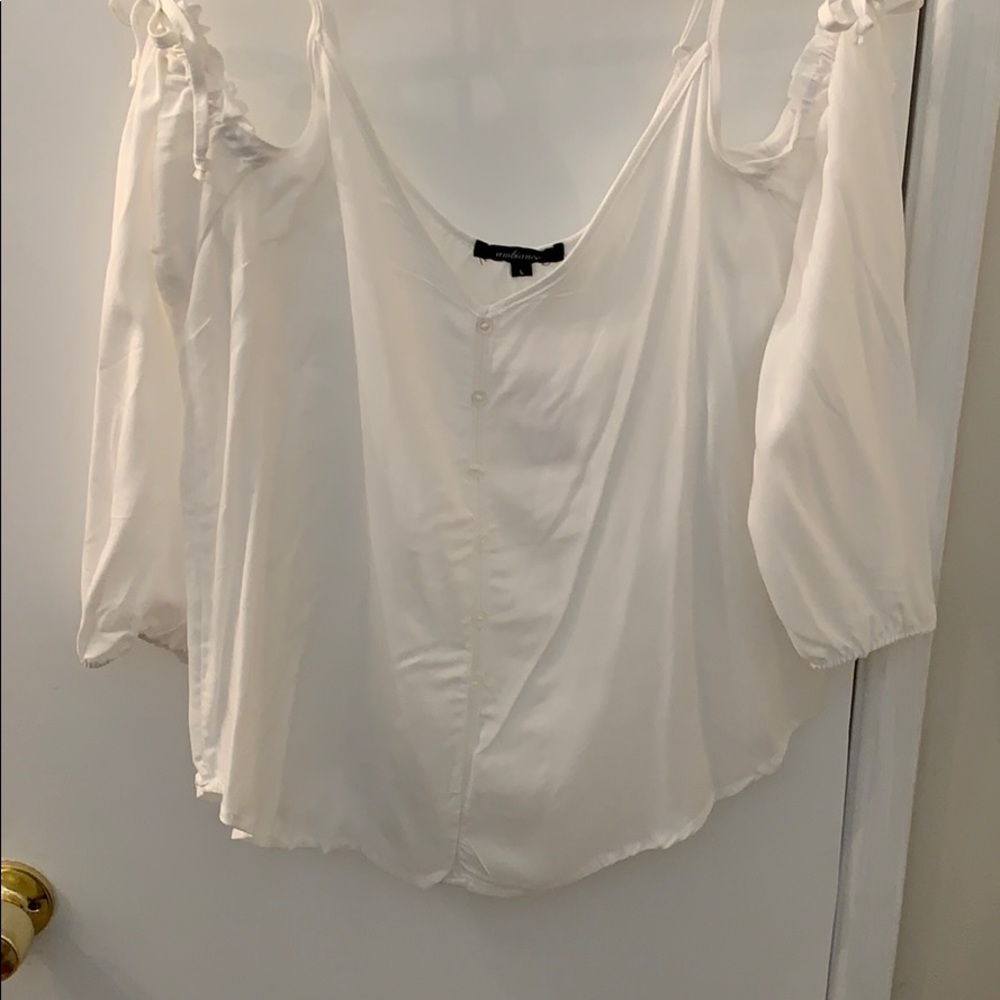 Off the shoulder tank